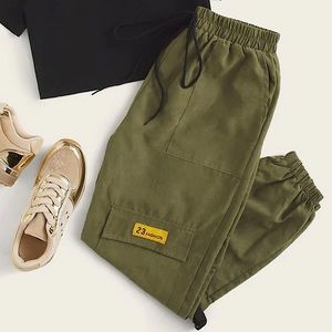Drawstring Cargo Joggers